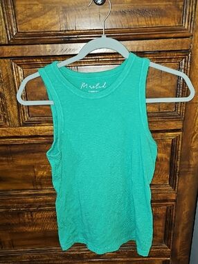 Marled Essentials Womens Sz Small Green Tank Top. Great Condition!!